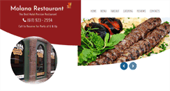 Desktop Screenshot of molanarestaurant.com